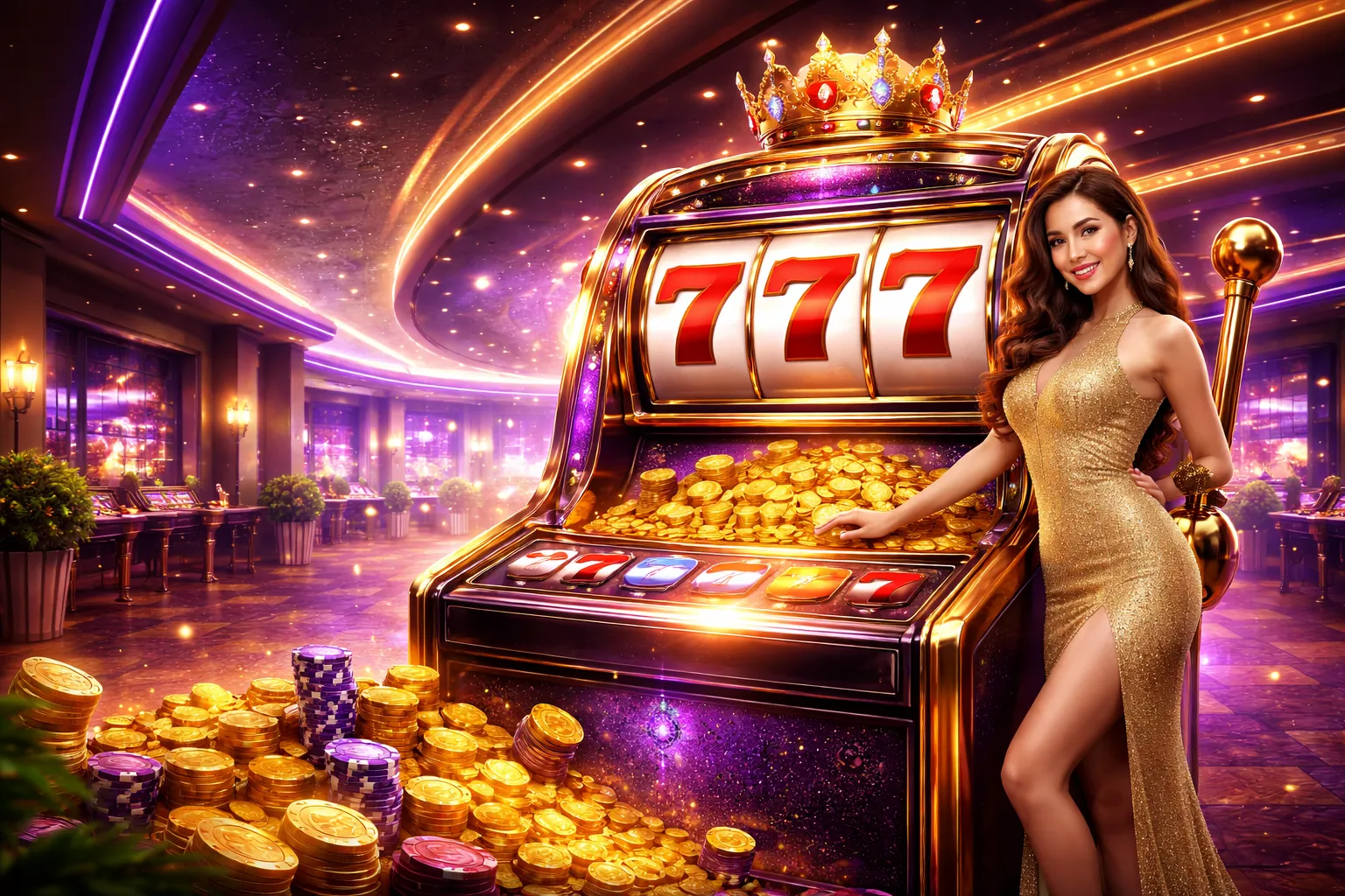 Hình ảnh chính của trang game quay hũ 123b hiện đang mở